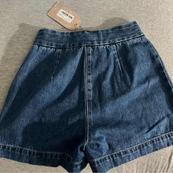 Meshki Abel Denim Dark Blue Shorts size Small BWNT $75 - Picture 7 of 8
